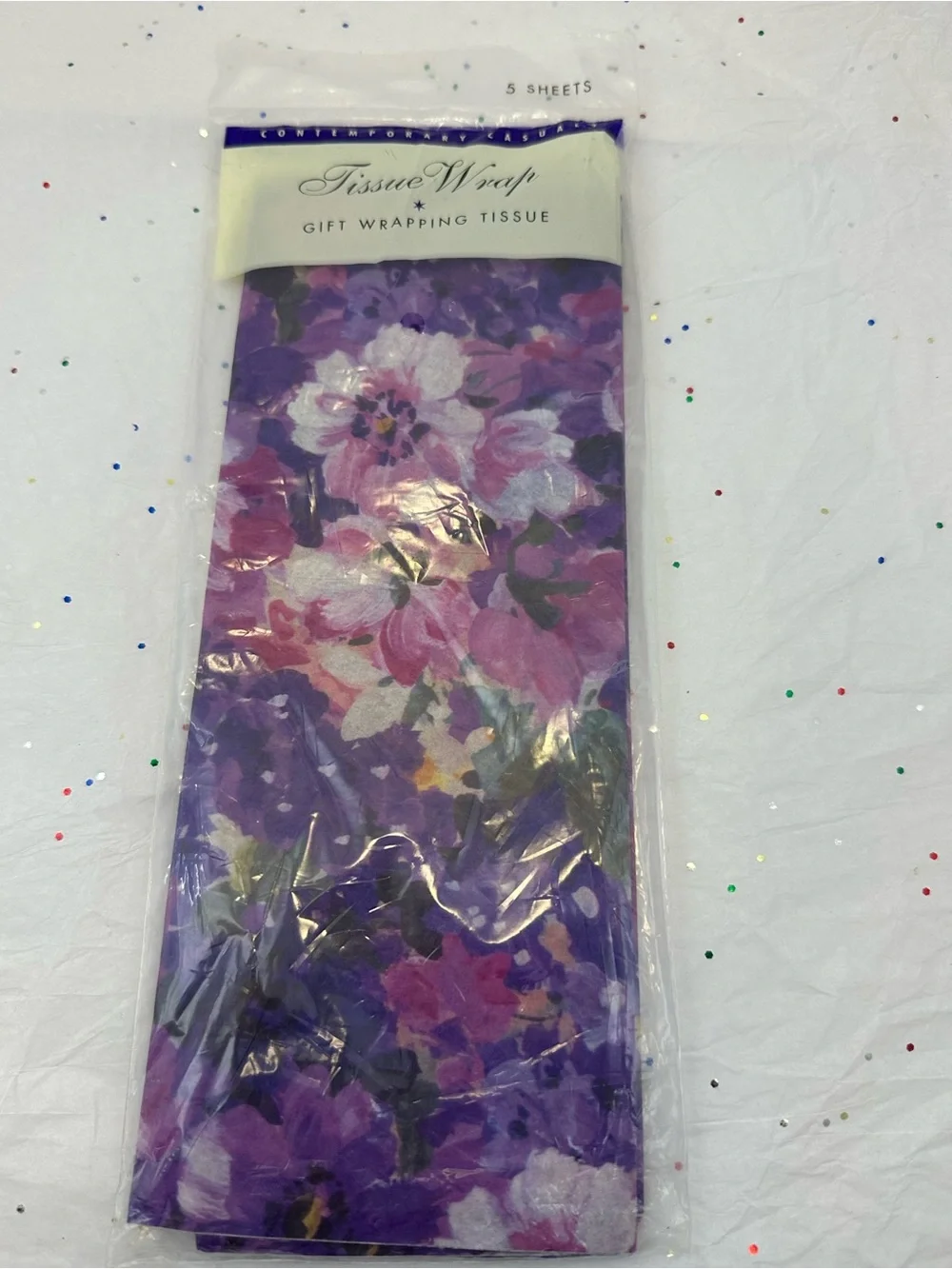 5 Sheets Vintage Gift Wrapping Tissue